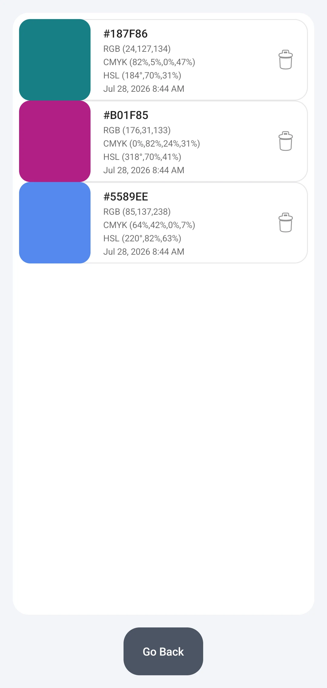 Random Color Generator screenshot