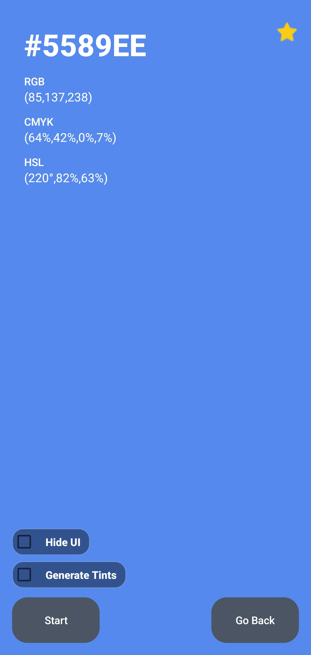 Random Color Generator screenshot
